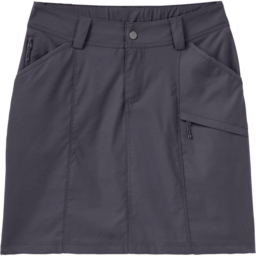Duluth Trading Co Gray Mini Skirt